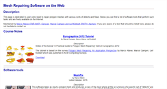 Desktop Screenshot of meshrepair.org